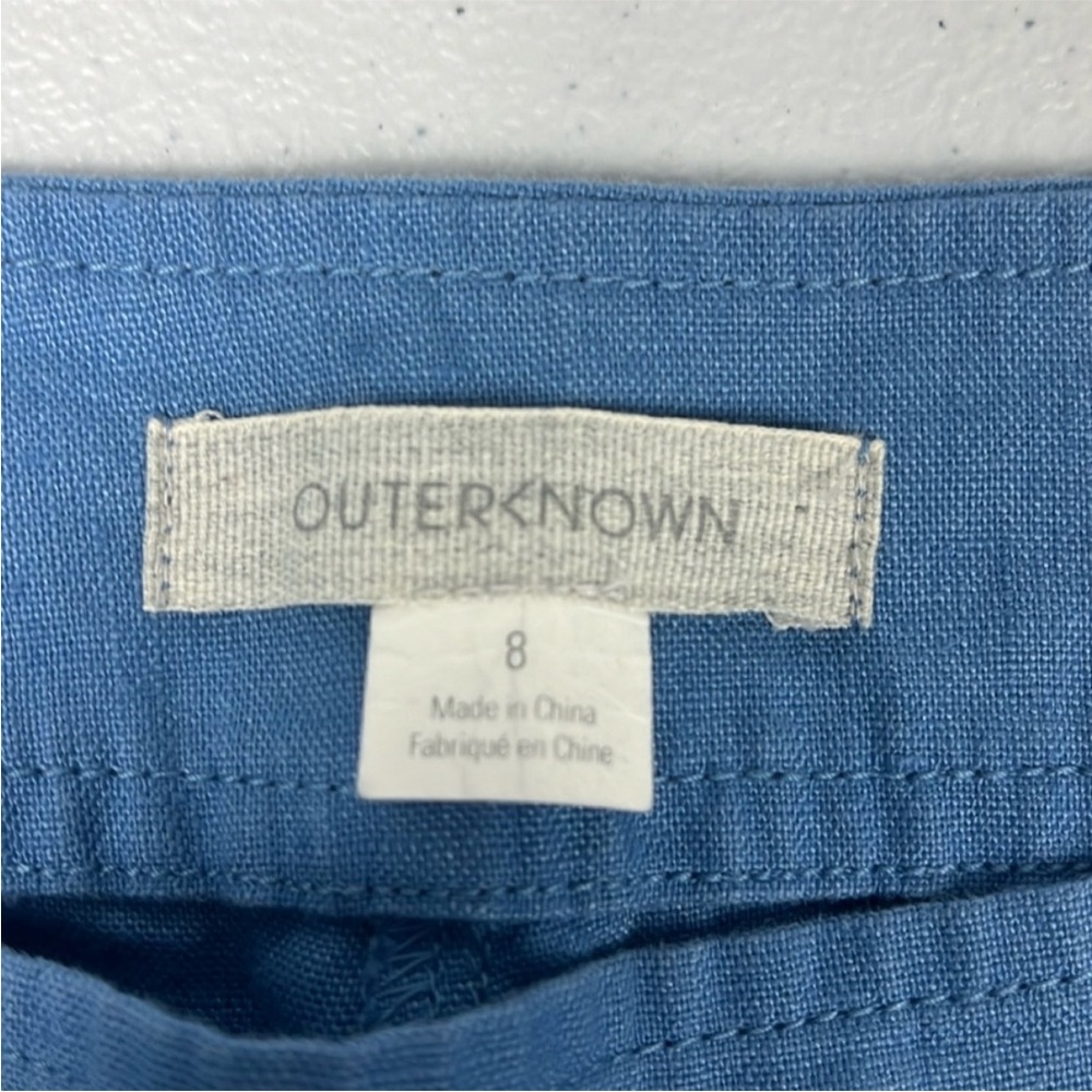 Outerknown Eclipse Pleated Linen Pants High Rise … - image 3